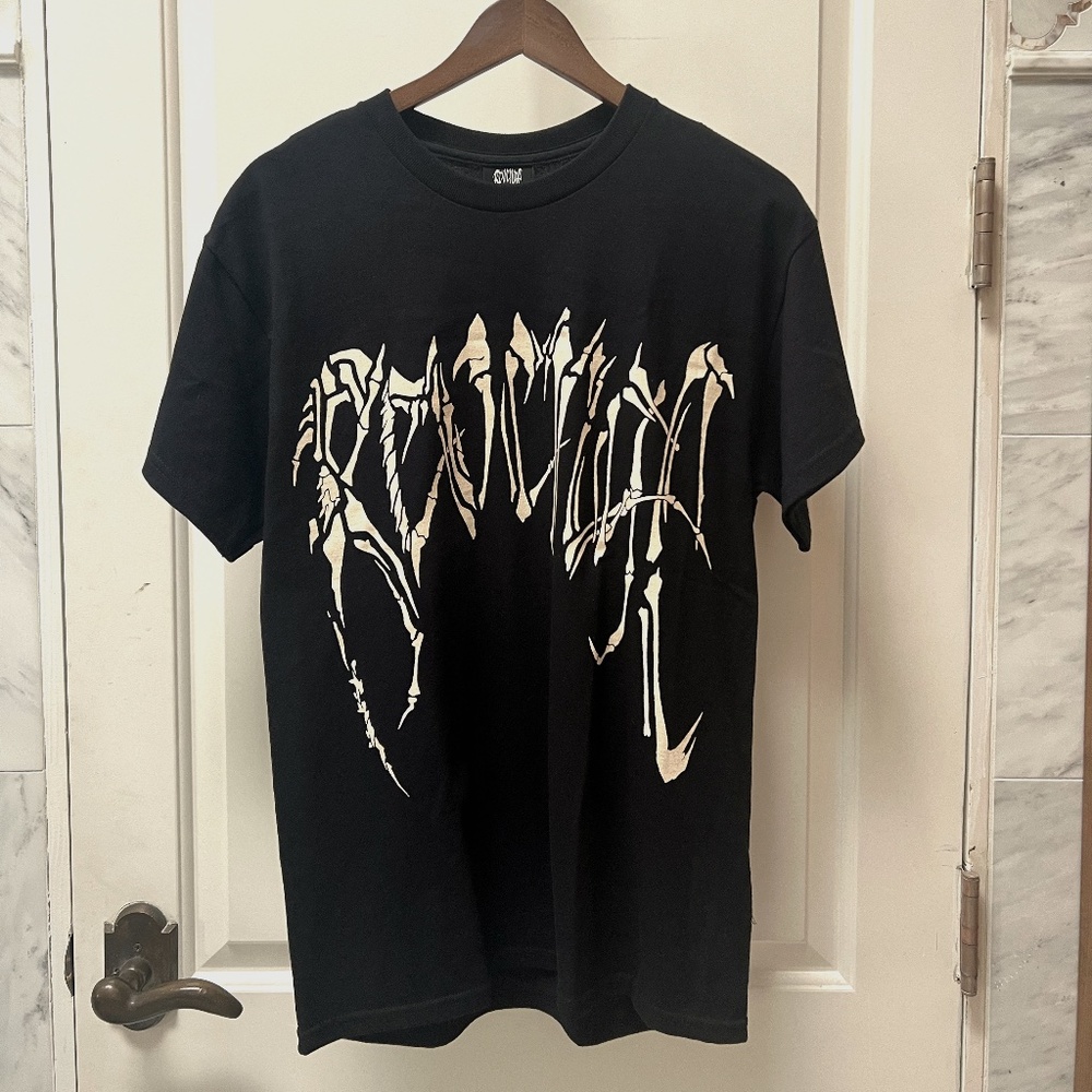 Revenge Clothing Snow Tee, Black, Medium